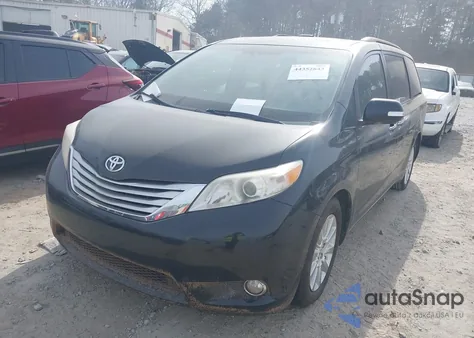 2013 Toyota Sienna Limited 7 Passenger from USA, damaged, VIN 5TDDK3DC5DS068606